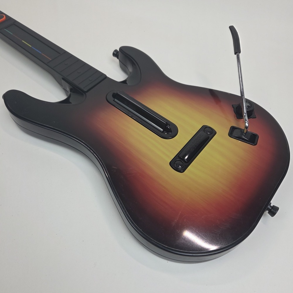PS3 Guitar Hero Guitar Red Octane Wireless Sunburst Model 95451.805 No Dongle - Picture 4 of 15